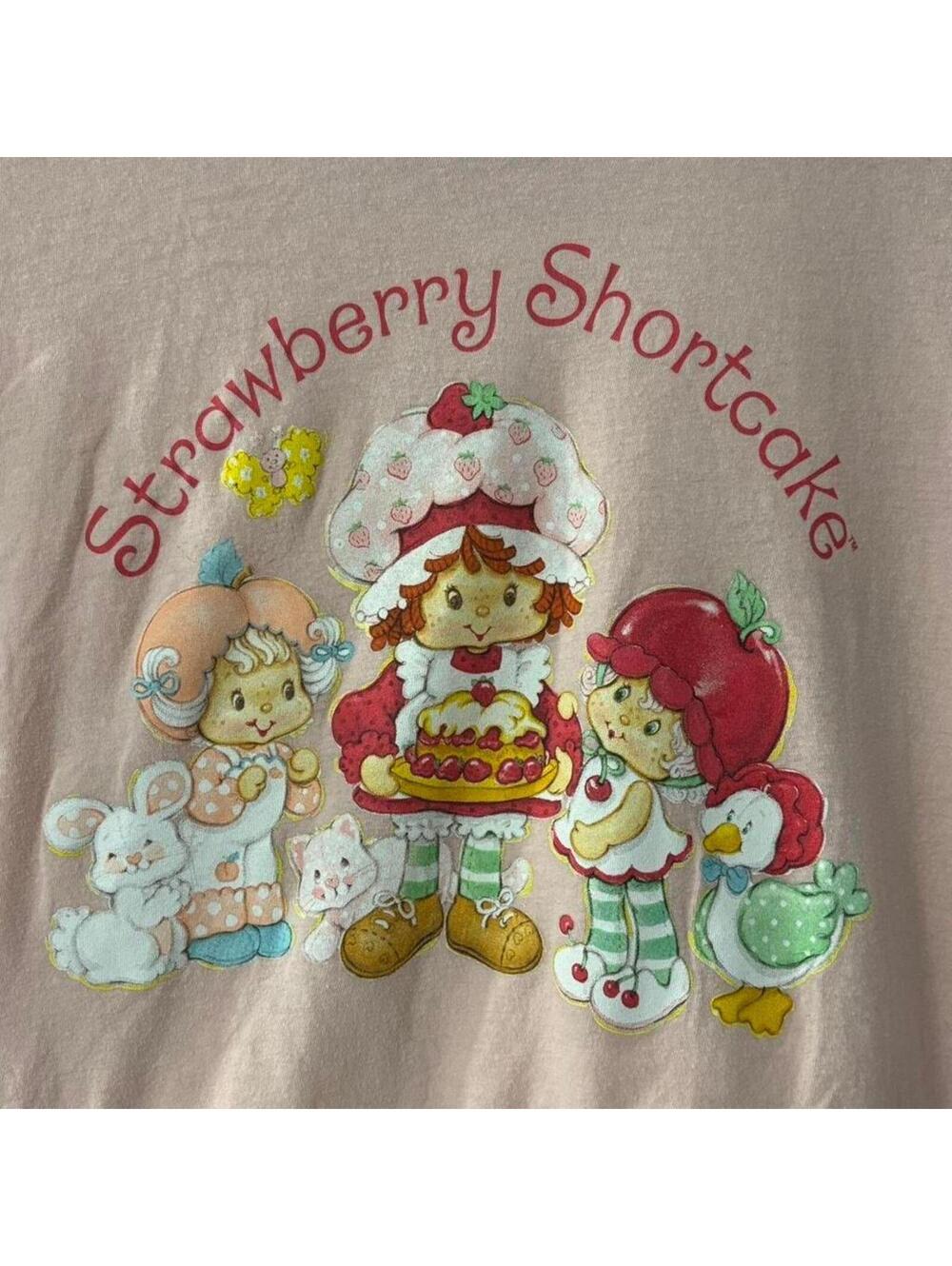 Strawberry Shortcake Graphic T-Shirt – Pink